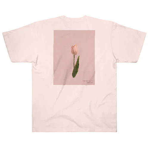 *Cherry Blossom ,Peach ,Tulip . Heavyweight T-Shirt