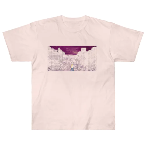 ALICE (WHITE･PINK) Heavyweight T-Shirt