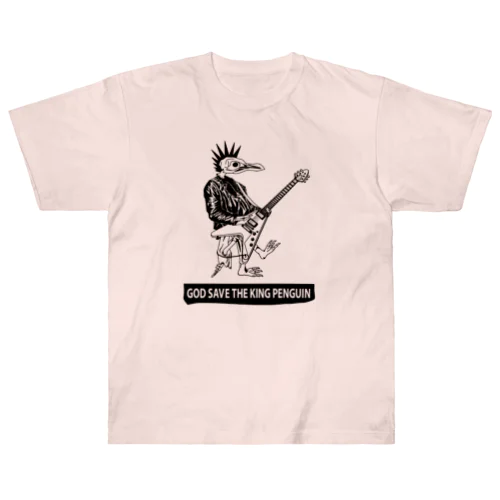 GOD SAVE THE KING PENGUIN Heavyweight T-Shirt