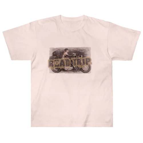 ROAD TRIP (バイク) Heavyweight T-Shirt