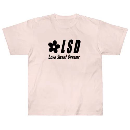 LSDフルロゴ　黒 Heavyweight T-Shirt