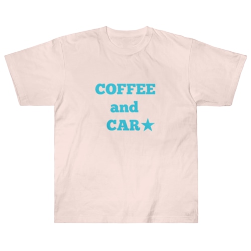 コーヒーとクルマを愛する人のために Heavyweight T-Shirt