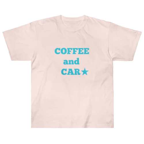 コーヒーとクルマを愛する人のために ヘビーウェイトTシャツ