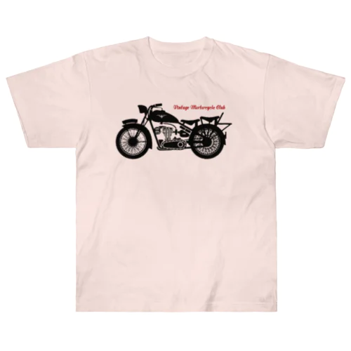 VINTAGE MOTORCYCLE CLUB Heavyweight T-Shirt