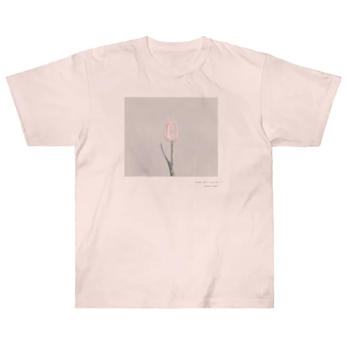 🌷 Powder milk sherbet pink . Heavyweight T-Shirt