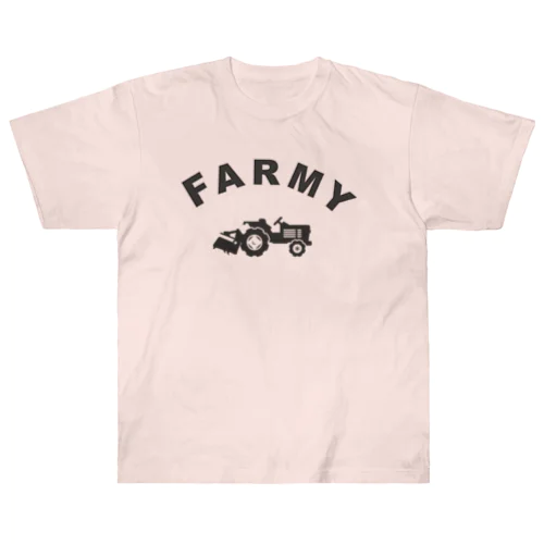 FARMY　Black Heavyweight T-Shirt