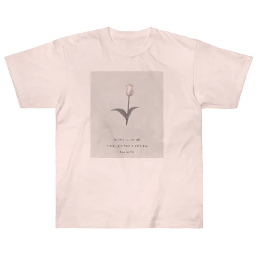 Shabby Chic , Tulip . Heavyweight T-Shirt