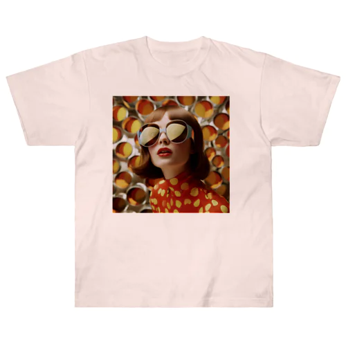 Fashionable woman Heavyweight T-Shirt