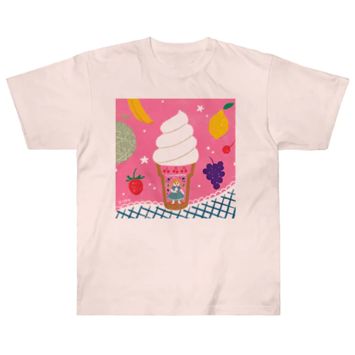 ソフトクリームハウス Heavyweight T-Shirt