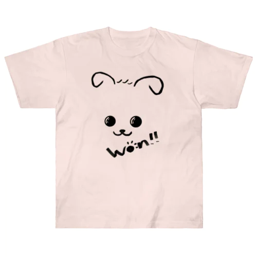 わんこA♡won!!バージョン ヘビーウェイトTシャツ