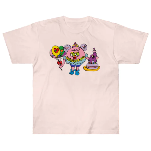 【パーティー】ナオコとミッチョン Heavyweight T-Shirt