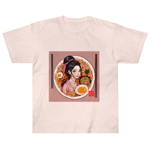 KIMONO GIRLS 華 ramen Heavyweight T-Shirt