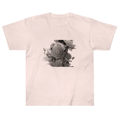 花の入墨 Heavyweight T-Shirt