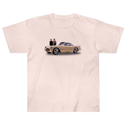 54 Corvette Hardtop Heavyweight T-Shirt