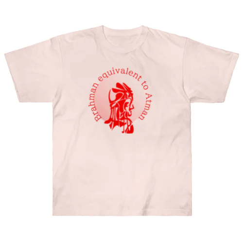  梵我一如h.t.(red) ヘビーウェイトTシャツ