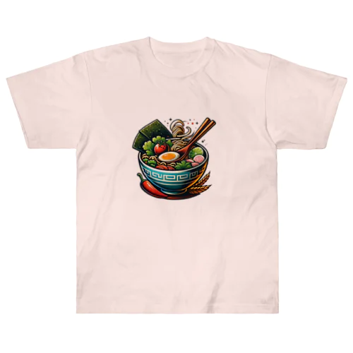 ラーメン大好き Heavyweight T-Shirt