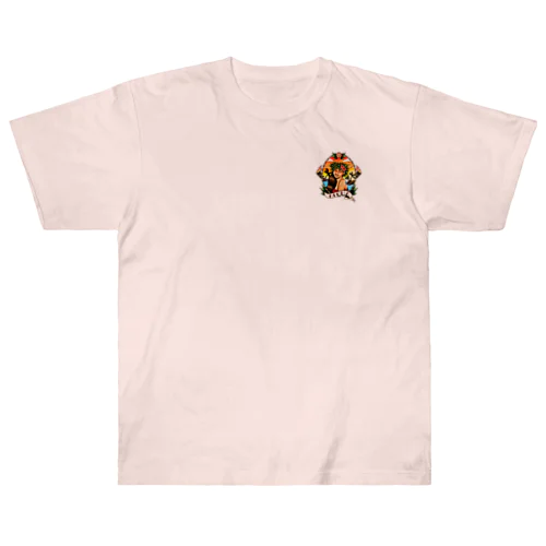 🌺ALOHA🌴（ﾜﾝﾎﾟｲﾝﾄ） Heavyweight T-Shirt