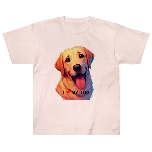 I ♥ MY DOG ヘビーウェイトTシャツ