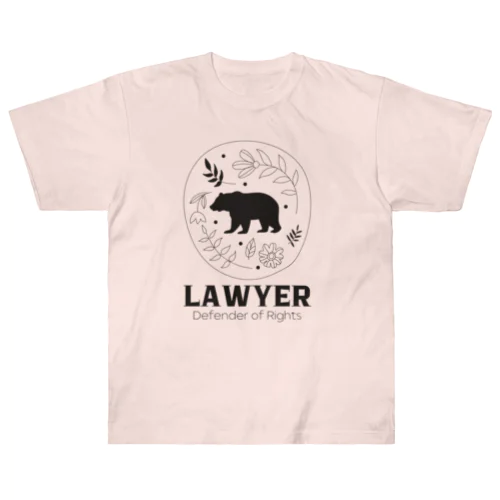 弁護士(Lawyer: Defender of Rights) Heavyweight T-Shirt