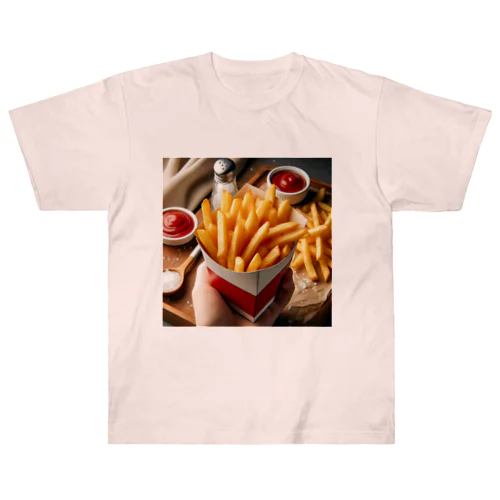 フライドポテト🍟グッズ ヘビーウェイトTシャツ