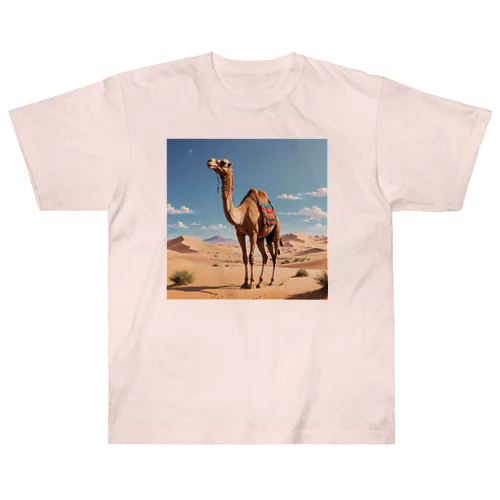 砂漠のラクダ Heavyweight T-Shirt