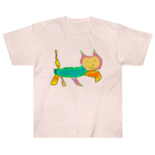 覚醒した 猫マン２ Heavyweight T-Shirt