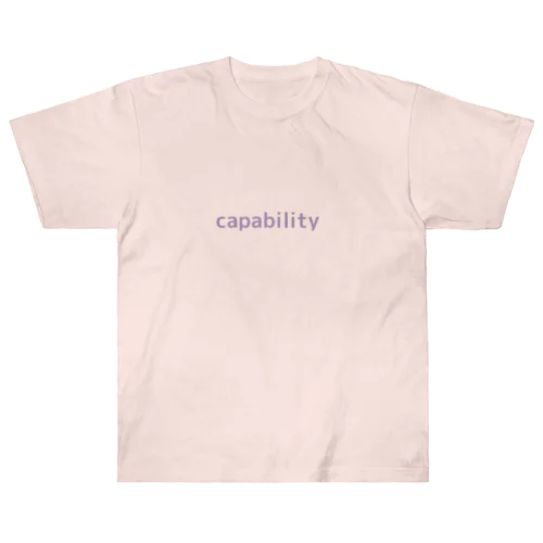 capability ヘビーウェイトTシャツ