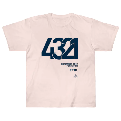 4321のシステム ヘビーウェイトTシャツ