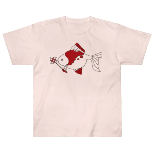 風車白金魚 Heavyweight T-Shirt