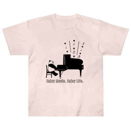 Enjoy Music.Enjoy Life. ヘビーウェイトTシャツ