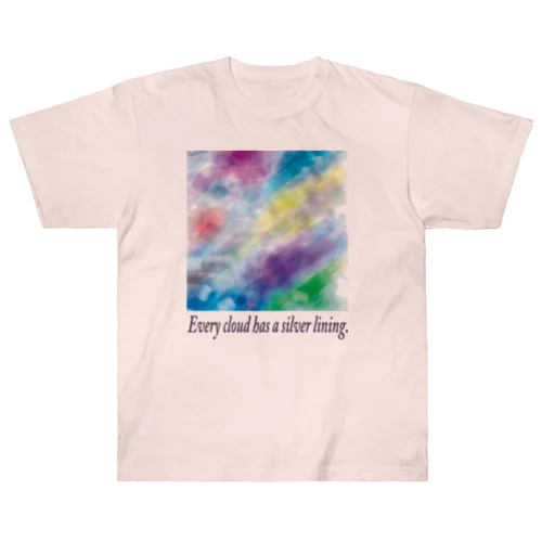 Every cloud has a silver lining. ヘビーウェイトTシャツ