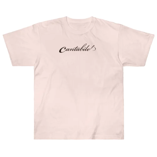 【音楽用語】cantabile ヘビーウェイトTシャツ