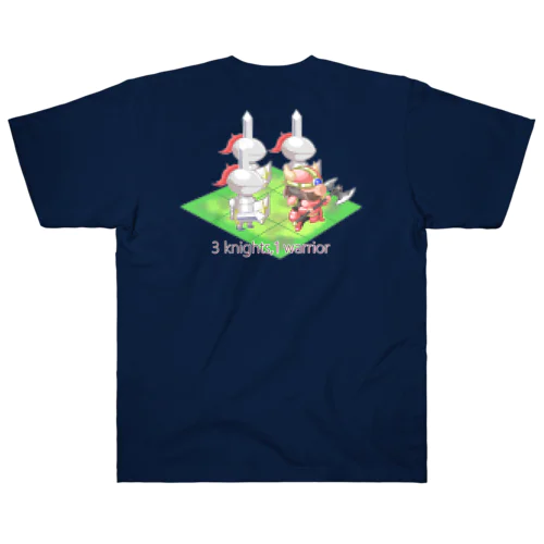 3 knights,1 warrior(English ver.) Heavyweight T-Shirt