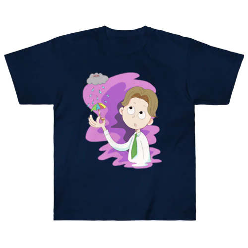 雨降らし雲ちゃん ヘビーウェイトTシャツ