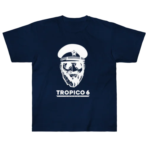 トロピコ6 プレジデンテ【白デザイン】 Tropico6 Presidente (white) ヘビーウェイトTシャツ