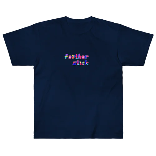 フェザースティック　文字ロゴ　 Heavyweight T-Shirt