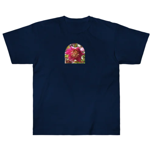 christmas rose Heavyweight T-Shirt