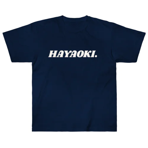 HAYAOKI.ロゴグッズ Heavyweight T-Shirt