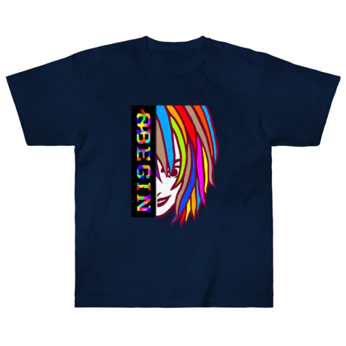 ロゴ0~Begin  『Human』 ヘビーウェイトTシャツ