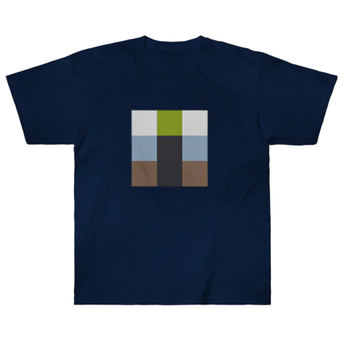 マグリット - 3×3 のドット絵 Heavyweight T-Shirt