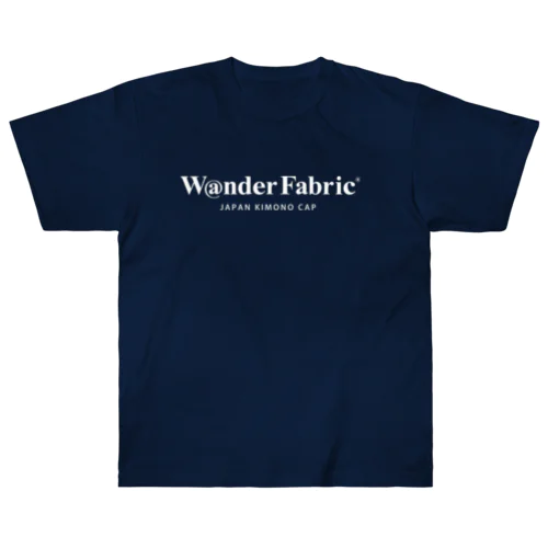 W@NDERFABRIC 定番ロゴWHITE Heavyweight T-Shirt