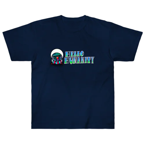 HELLOHUMANITY1w ヘビーウェイトTシャツ