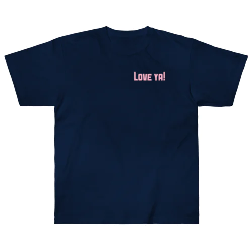 love ya! ヘビーウェイトTシャツ