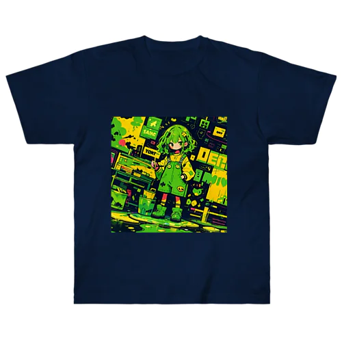 ペンキガール Heavyweight T-Shirt