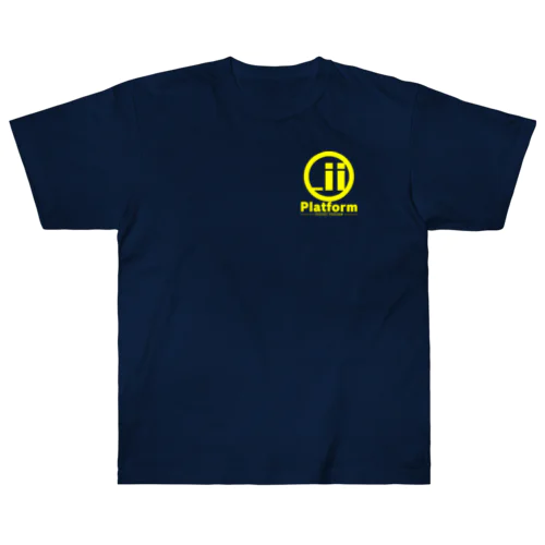 鳴海案ロゴ（黄色） ヘビーウェイトTシャツ