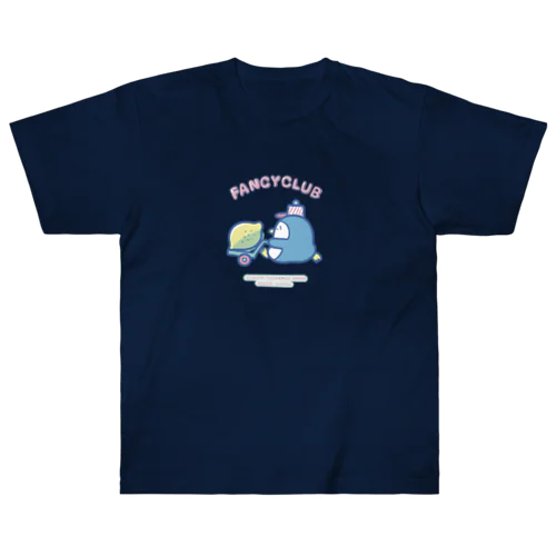 レモンを運ぶペンギンくん ヘビーウェイトTシャツ