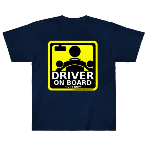 DRIVER ON BOARD Heavyweight T-Shirt