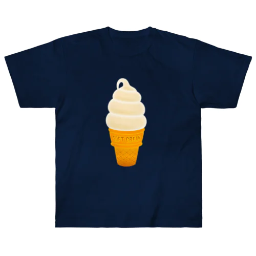 🍦光るソフトクリーム ヘビーウェイトTシャツ