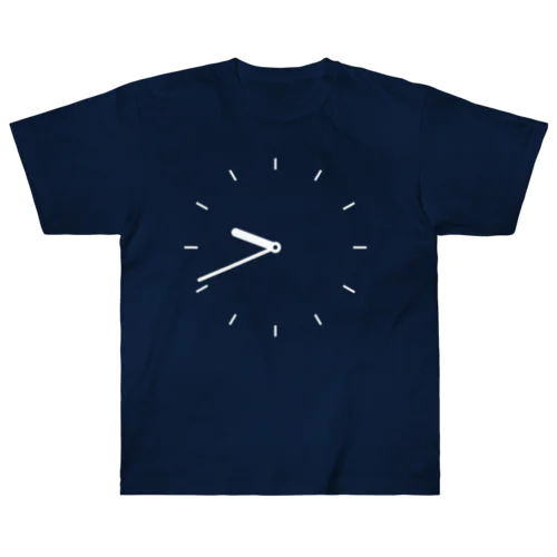 941 analog clock color ヘビーウェイトTシャツ