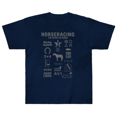 HORSERACING GRAPHICS ヘビーウェイトTシャツ